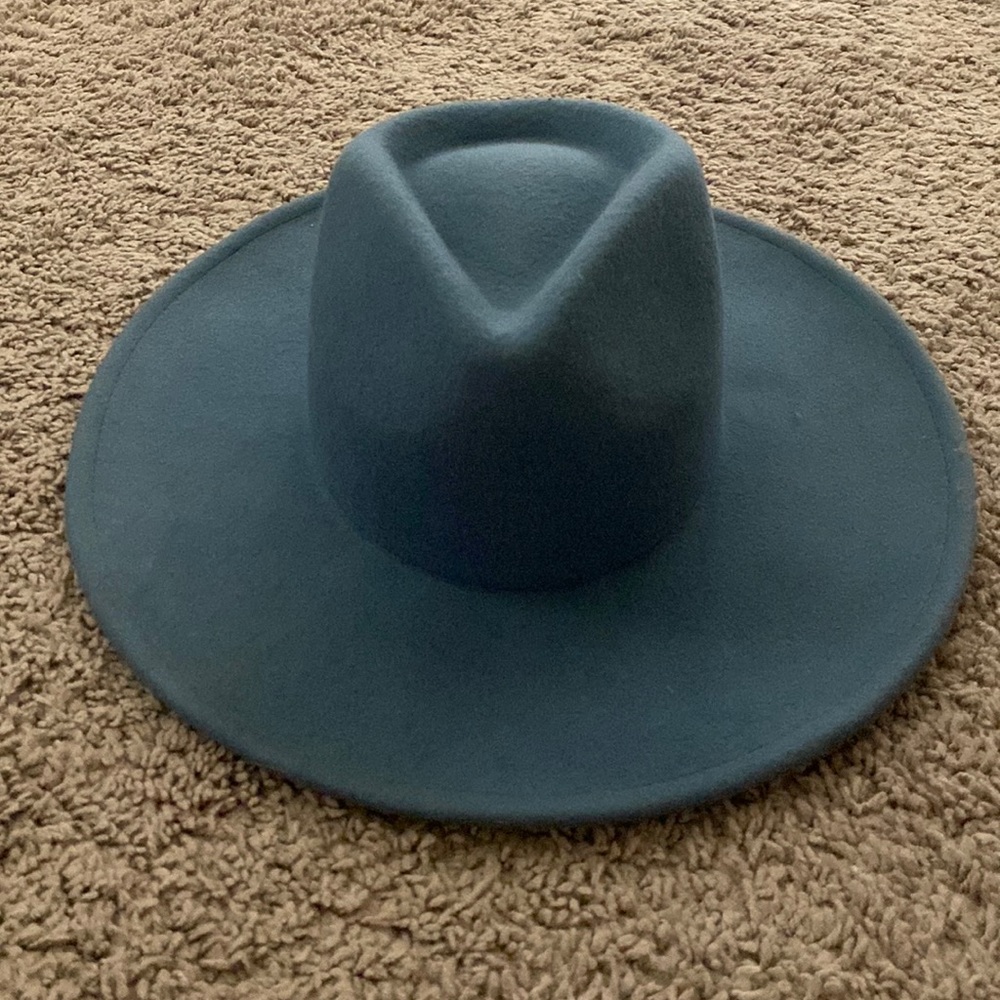 Blue hat